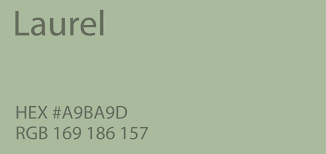 Laurel Green Color Paint Code Swatch Chart Rgb Html Hex In
