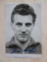 Hans Schäfer autograph signed 10x15 cm picture