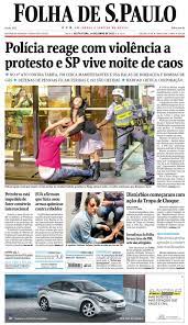 Ao longo de sua história, fotógrafos capturaram eventos e eternizaram momentos que registraram nosso passado e também fazem parte da história do país. Folha De S Paulo Fac Simile Edicao Sao Paulo 14 6 2013
