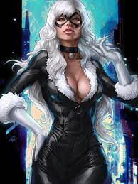 Black cat tits