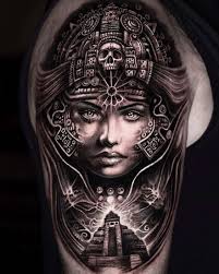 The 3d art tattoo designs have found popularity only recently but they were a trend during the aztec civilization too. 35 Aztec Tattoo Ideas For The Warrior In You Inspirationfeed