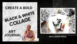 Bold B/W 1-page Art Journal (Live Replay)