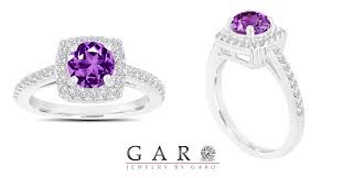 Amethyst is known as the gem of peace and tranquility and is the birthstone for the month of february. Amethyst Engagement Rings Jewelry By Garo Nyc