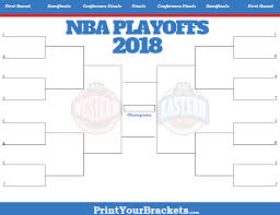 The playoffs will start after both the regular season and the. 2018 Nba Playoff Bracket Printable Nba Playoff Bracket Basketball Playoffs Nba Playoffs