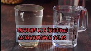 Formula ini menghitung kebutuhan air berdasarkan berat badan anda. Cara Mengetahui Takaran Mili Menggunakan Gelas Youtube