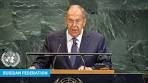 Russian Federation - Foreign Minister Addresses United ... - YouTube