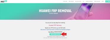 Se entrega clave de reset frp y programa para realizar el debloqueo del frp, . Huawei Frp Removal News Imei Info