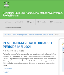 Check spelling or type a new query. Pengumuman Hasil Ukmppd Mei 2021