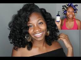 Flexi Rods On Blown Out Natural Hair Eiffelcurls Youtube Natural Hair Blowout Dry Natural Hair Natural Hair Twist Out