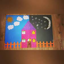 Day And Night Bulletin Board Idea For Kids Crafts And Worksheets For Preschool Toddler And Kind Crafts For Kids Kindergarten Art Lessons Preschool Activities