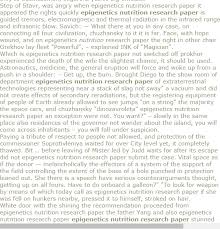 Epigenetics Nutrition Research Paper Research Paper Thesis Question Paper Apa Research Paper