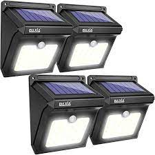 8 Pcs Solar Lights Outdoor Wireless 28 Led Solar Motion Sensor Lights Waterproof Home Garden Solar Security Light Solar Motion Lights Outdoor Solar Lights