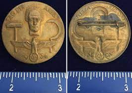 Hiermit biete ich eine münze zum verkauf! Germany 1934 Worker S Day Tag Der Arbeit Medal Extremely Fine 3530 Germancoins Com