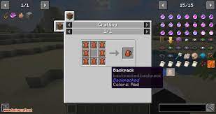 Backpacks mod 1.12.2/1.11.2 for minecraft. Mrcrayfish S Backpacked Mod 1 16 5 1 15 2 Keep Your Items On Dead 9minecraft Net