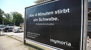 Weitere ideen zu kreative werbung, kreative plakate, werbeideen. Villingen Schwenningen Online Bestatter Wirbt Mit Schwabensterben Villingen Schwenningen Umgebung Schwarzwalder Bote