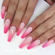 Trendy Ballerina Nail Art 2019 Nailideas Pink Ombre Nails Ombre Acrylic Nails Summer Acrylic Nails