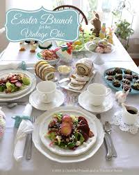 Healthy easter sides and salads whether you're serving up brunch or dinner, add a few sides or salads into the mix. Vintage Chic Easter Brunch For Two Grateful Prayer Thankful Heart