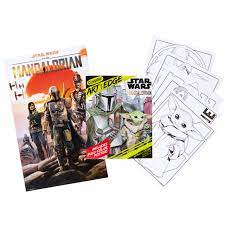 Two things are known to be true about baby yoda on the mandalorian. Star Wars The Mandalorian Art With Edge Coloring Book 28 Pages Child Unisex Walmart Com Walmart Com