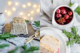 Frostiges Zum Fest Spekulatius Parfait Mit Heissen Gewurzkirschen Winterbacken Dessert Weihnachten Weihnachten Essen Parfait