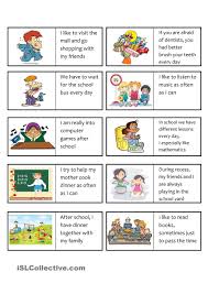 Daily Routines Domino 30 Cards Juegos En Ingles Ejercicios De Ingles Rutinas Diarias