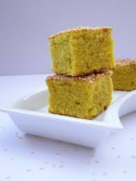 Chicho S Kitchen Sfouf The Lebanese Yellow Cake Using Semolina Flour Turmeric Aniseed Arabic Sweets Recipes Lebanese Desserts Lebanese Desserts Recipes
