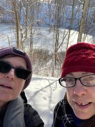 Hiking at Devils Bathtub in Mendon Ponds