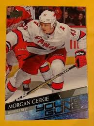 Morgan geekie, former carolina hurricane (photo by joe sargent/nhli via getty images) i would be happy with this pick if i was a seattle fan. Morgan Geekie 2020 21 Upper Deck Young Guns 210 Rookie