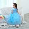 Baju pesta anak peremuan dengan karakter princess disney. 1