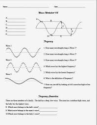 Middle School Wave Worksheet This Is A Middle School Math Worksheet For Waves It Begins With Middle School Science Science Worksheets Science Lessons