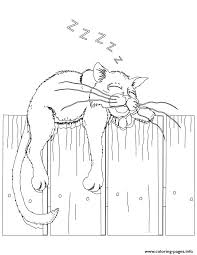 Horse coloring pages horses are native to the steppes of central asia and are widely distributed throughout the world, having been domesticated by humans more than 6,000 years ago. Cat On A Fence 9809 Coloring Pages Printable