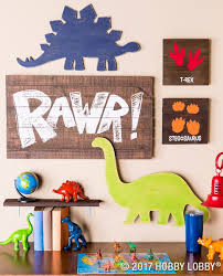 This Darling Dino Decor Is Perfect For Any Little Explorer S Space Dinosaur Decor Bedroom Dinosaur Room Decor Dinosaur Boys Room