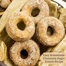 easy homemade cinnamon sugar donuts recipe