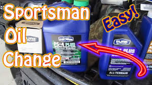 How To Perform An Oil Change On A Polaris Sportsman Atv 2003 Sportsman 500 H O