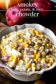 Smokey Ham Potato And Corn Chowder Recipe Yummly Recipe Chowder Recipes Recipes Delicious Soup