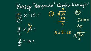 Darab pecahan tahun 5 #darabpecahantahun5 #darabpecahan #budakmatematik. Matematik Tahun 5 Pecahan Konsep Daripada Nombor Bercampur Youtube