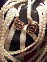 Ivory Celtic Knot Wedding Hand Fasting Binding Cord Celtic Knot Wedding Celtic Wedding Traditions Celtic Wedding