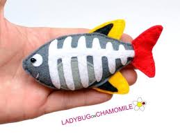 felt x ray fish stuffed felt x ray fish magnet or ornament etsy felt animals felt ornaments felt