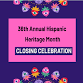 36th Annual Hispanic Heritage Month: CLOSING event image