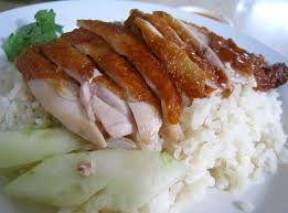 Place in a pot with the water and salt and add the whole chickens. How To Make Singapore Hainanese Roasted Chicken Rice Singapore Food