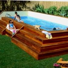 Pin By Niecers Yager On For The Home Backyard Pool Container Pool Backyard