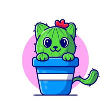 Il est idéal pour le dessin de peinture réaliste. Dessin Anime Mignon De Cactus Vecteur Premium