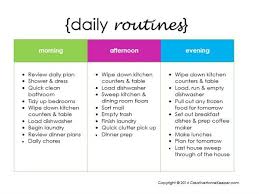 Creating A Daily Routine Plus A Free Printable Daily Routine Daily Routine Planner Routine