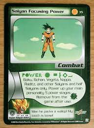 Current price $12.81 $ 12. Saiyan Focusing Power 35 Lp Dbz Tcg Goku Card Dra