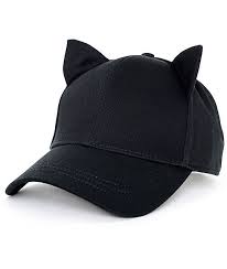 Empyre Cat Ear Onyx Black Strapback Hat Zumiez Cat Ears Cap Cat Ears Hat Cute Hats