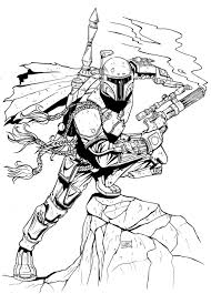 Boba fett, born unit a0050,1 was an unaltered and mandalorian trained clone of the clone template jango fett.2 boba became a bounty hunter soon after the death of his father, jango. Boba Fett Coloring Pages Best Coloring Pages For Kids