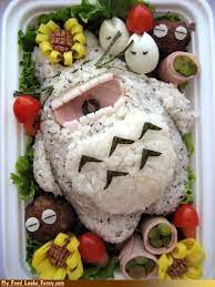 Totoro Bento Japanese Food Art Cute Bento Food Humor