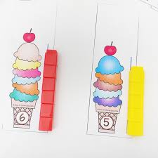 Next, you can make the ice cream! 5 Summer Learning Activities Free Ice Cream Cone Measurement Cards Stay At Home Educator