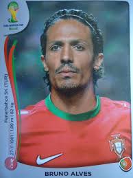 Panini 511 Bruno Alves Portugal FIFA WM 2014 Brasilien