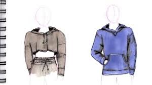 After completing this article you. How To Draw Hoodies Step By Step Drawing Tutorial Sketch A Crop Top Hoodie And A Hoodie With Pocket Youtube