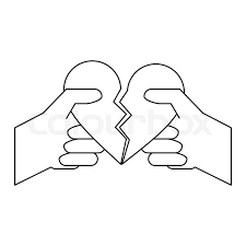 Hands With Broken Heart Cartoon Vector Stock Vector Colourbox Heart cartoon broken heart broken heart cartoon broken cartoon cute love heart shaped hearts pattern background valentine symbol romance decoration romantic decorative card ornament kiss. hands with broken heart cartoon vector